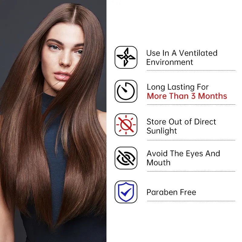 0%/5%/8%/12% Keratin Hair Straightening Treatment For Curly Frizzy Hair Smoothing Care Brazilian Keratin Salon Products 1000ml - anavora