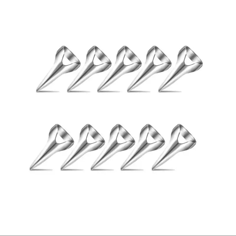 10 Pcs Hair Selecting Tools Metal Parting Ring Hair Sectioning Comb For Hair Braiding Weaving Curling Styling Extension