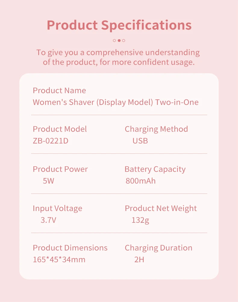 KMCE New Design Painless Hair Trimmer Facial Depiladora Epilator Hair Removal Device Waterproof Bikini Lady Shaver for Women