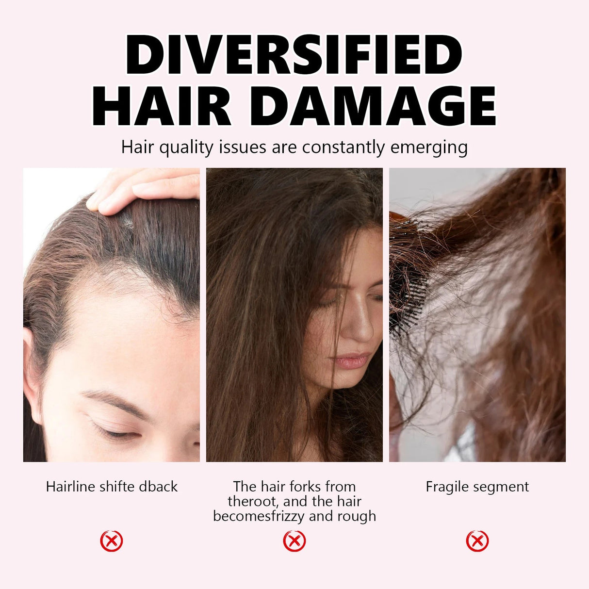 Hair Care Spray Nourishes Hair Scalp Moisturizes And Softens Hair, Repair Damage Strengthen Hair Follicles Reducing Hair Loss - anavora