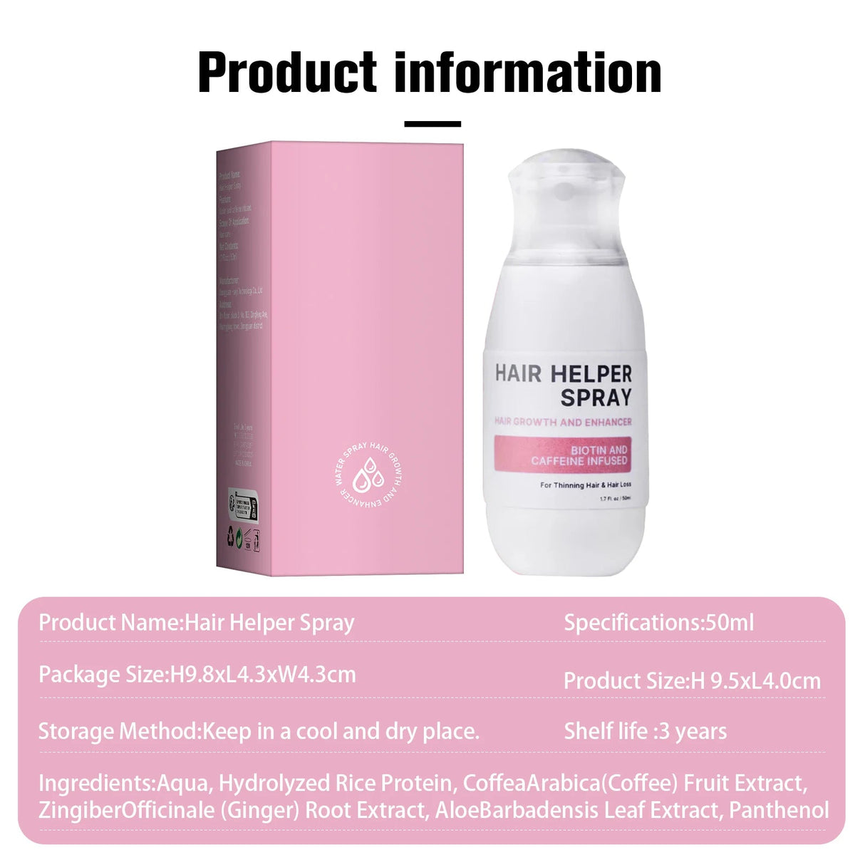 Hair Care Spray Nourishes Hair Scalp Moisturizes And Softens Hair, Repair Damage Strengthen Hair Follicles Reducing Hair Loss - anavora