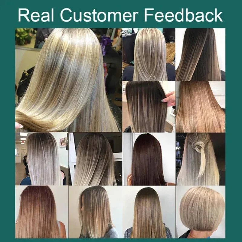 Hair Straightening Cream And Comb Set Nourishing No Hurting Repair Damaged Hair Keratin Smooth Care Improving Frizziness Ionperm - anavora