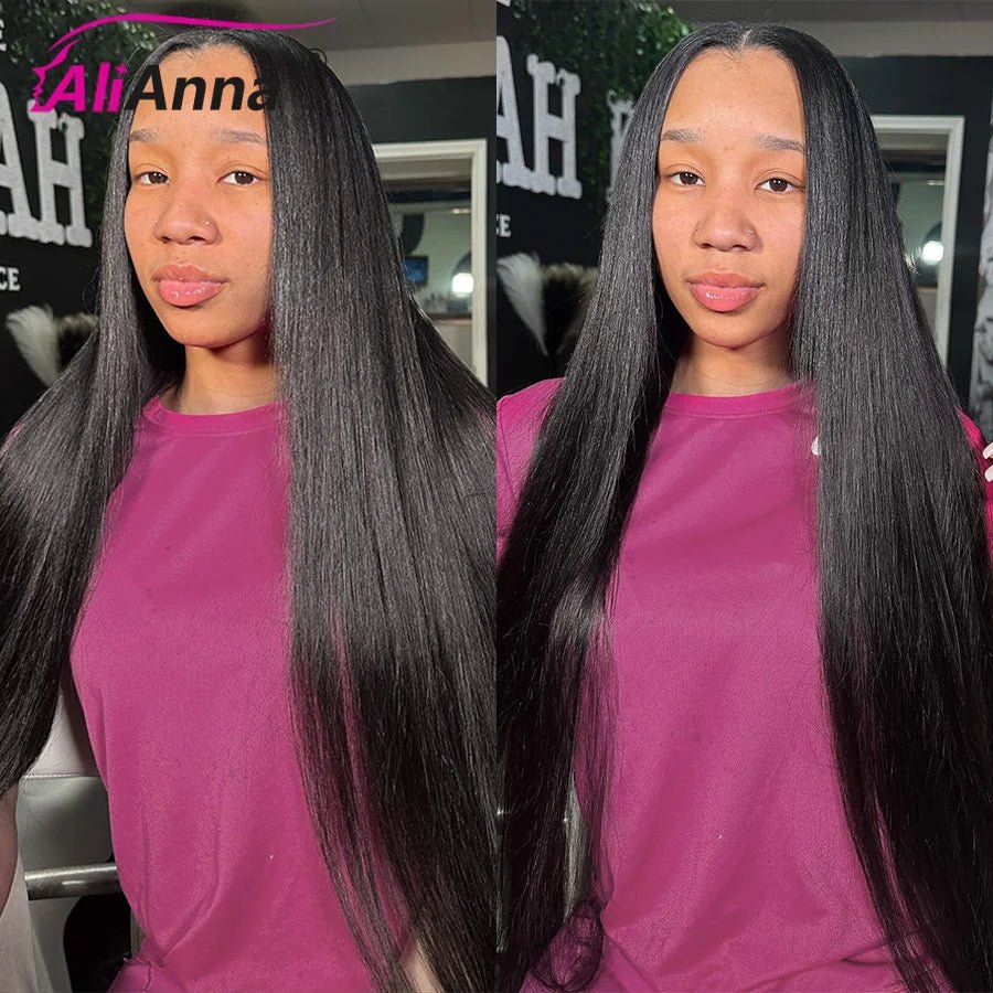 Straight Human Hair Bundles 10A Raw Hair Bundles 100% Human Hair Extensions Natural Black Brazilian Hair Weave Bundles for Women - anavora