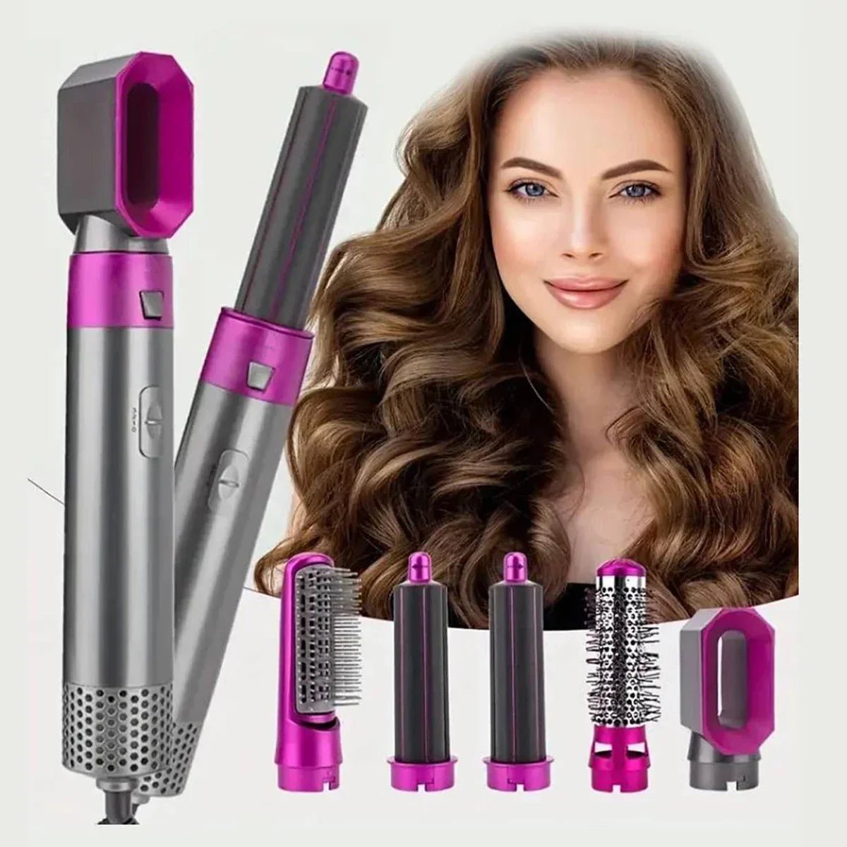 StyleNova™ 5 - in - 1 Hair Styler - anavora