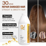0%/5%/8%/12% Keratin Hair Straightening Treatment For Curly Frizzy Hair Smoothing Care Brazilian Keratin Salon Products 1000ml - anavora