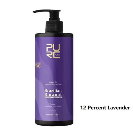 0%/5%/8%/12% Keratin Hair Straightening Treatment For Curly Frizzy Hair Smoothing Care Brazilian Keratin Salon Products 1000ml - anavora