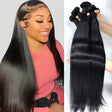 20 30 inch Straight Human Hair Bundles Raw Hair Bundles Human Hair Extensions 3 Days Delivery 100 Grams/Bundle True to Length - anavora