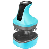 4D Electric Head Scalp Massager For Hair with 4 Kneading Massage Relax Red Light Nourishes Head Health Care IPX7 Waterproof - anavora