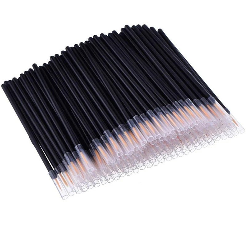 50pcs Disposable Nail Art Brush Eyeliner Eyeline Makeup Tools Manicure Painting Pen Tool Brushes - anavora