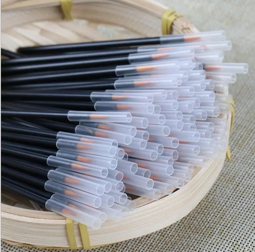 50pcs Disposable Nail Art Brush Eyeliner Eyeline Makeup Tools Manicure Painting Pen Tool Brushes - anavora