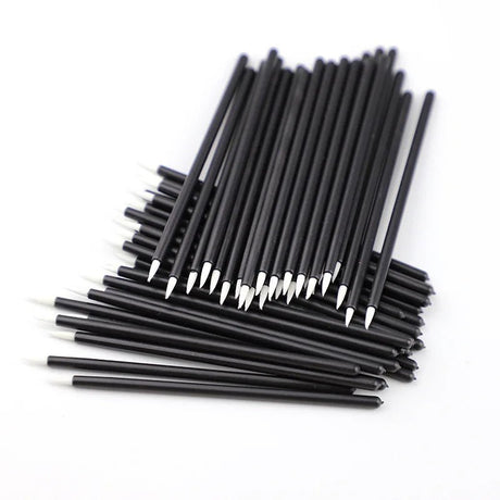 50pcs Disposable Nail Art Brush Eyeliner Eyeline Makeup Tools Manicure Painting Pen Tool Brushes - anavora