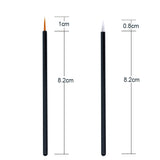 50pcs Disposable Nail Art Brush Eyeliner Eyeline Makeup Tools Manicure Painting Pen Tool Brushes
