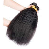 Kinky Straight Wave Brazilian Hair Bundles 1/3 Pieces Human Hair Bundles 12-32 Inch Remy Human Hair Extensions For Black Women