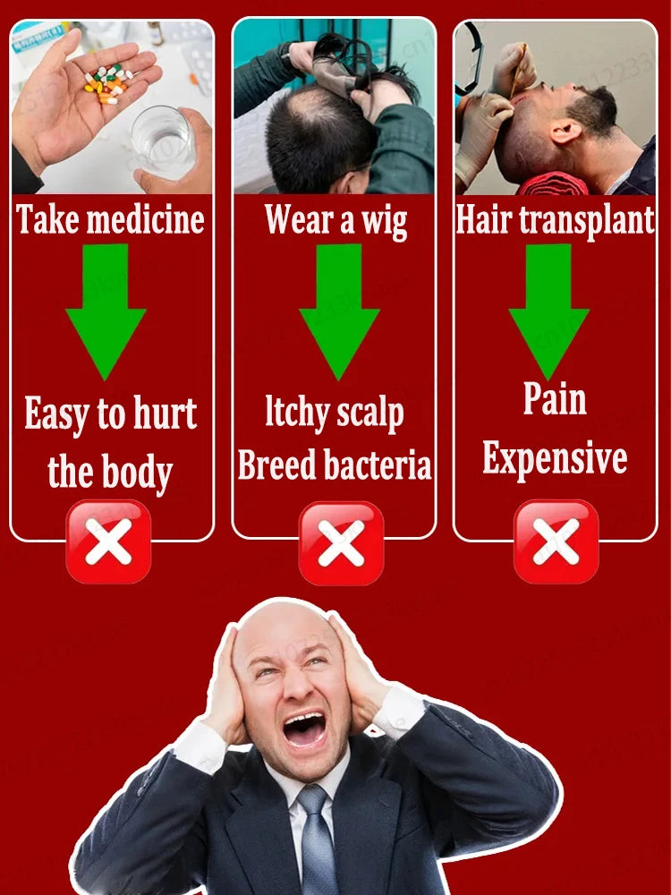 Natural essence to protect your hair, body hair, beard, and chest hair! Gentle and non-irritating.