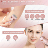 KMCE New Design Painless Hair Trimmer Facial Depiladora Epilator Hair Removal Device Waterproof Bikini Lady Shaver for Women