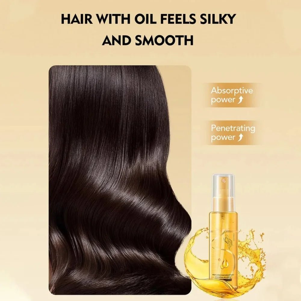 Hair Care Essential Oil Spray, Nourishing & Repair, Smooth Shiny Finish, Long - Lasting Fragrance, Easy Use for All Hair Types - anavora