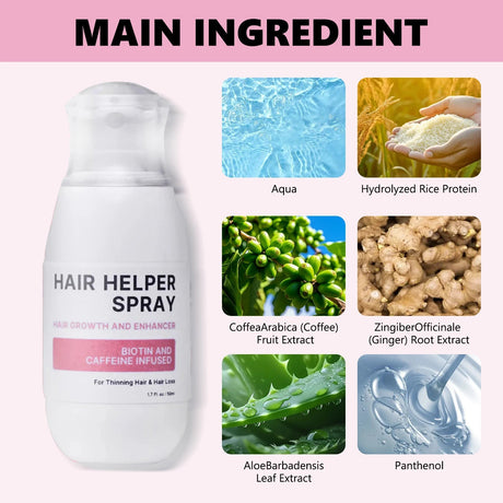 Hair Care Spray Nourishes Hair Scalp Moisturizes And Softens Hair, Repair Damage Strengthen Hair Follicles Reducing Hair Loss - anavora