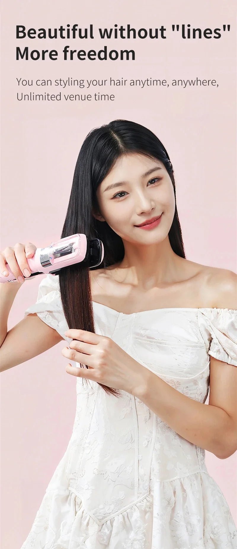 Hair ends Trimmer Split Remover Dry Damaged Brittle Professional Automatic Trim Split for Women Cordless Hair cutting machine - anavora