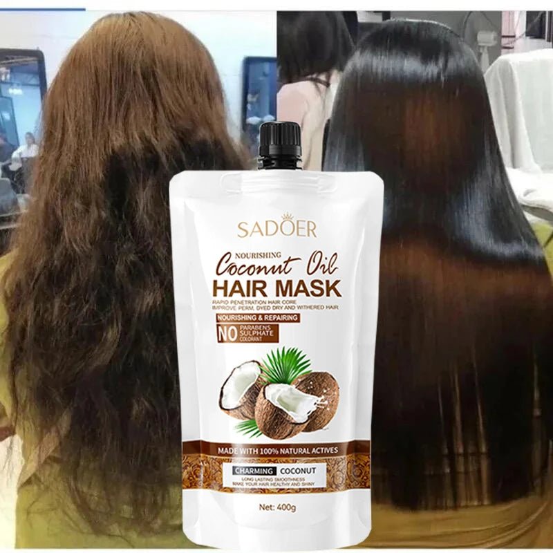 Hair Membrane Natural Repair Magical Hair Mask Prevent Dryness Split Ends Repair Damage Frizz Tangles Soft Smooth Hair Care - anavora