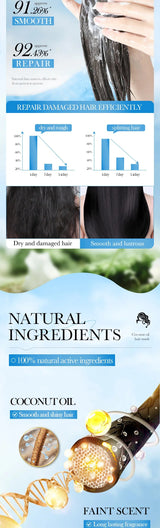 Hair Membrane Natural Repair Magical Hair Mask Prevent Dryness Split Ends Repair Damage Frizz Tangles Soft Smooth Hair Care - anavora