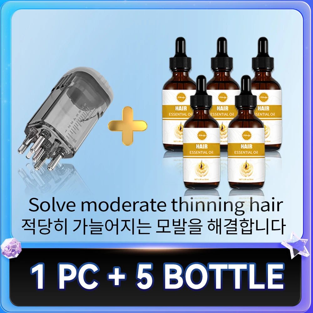 Head massager relieves head fatigue and relaxes scalp essence oil nourishing liquid hair care massage - anavora