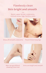 KMCE New Design Painless Hair Trimmer Facial Depiladora Epilator Hair Removal Device Waterproof Bikini Lady Shaver for Women - anavora