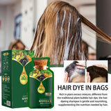 Natural Plant Herbal Hair Dye Shampoo 5 Minutes Change Hair Color Non - irritating Repairs Gray White Hair Care Products Women Men - anavora