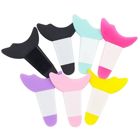 Silicone Eyeliner Stencil Wing Tips Marscara Drawing Lipstick Wearing Aid Face Cream Mask Applicator Mould Makeup Tool Resusable - anavora