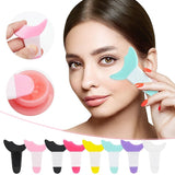 Silicone Eyeliner Stencil Wing Tips Marscara Drawing Lipstick Wearing Aid Face Cream Mask Applicator Mould Makeup Tool Resusable - anavora