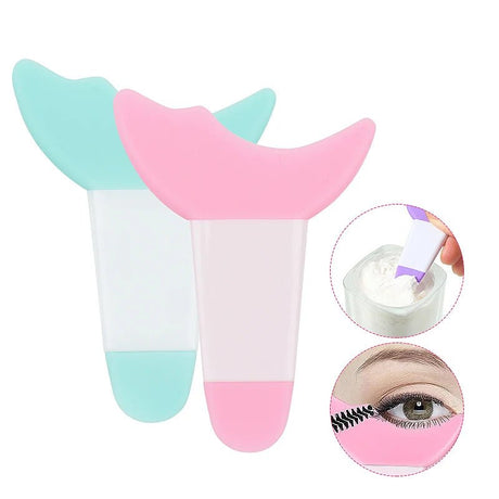 Silicone Eyeliner Stencil Wing Tips Marscara Drawing Lipstick Wearing Aid Face Cream Mask Applicator Mould Makeup Tool Resusable - anavora