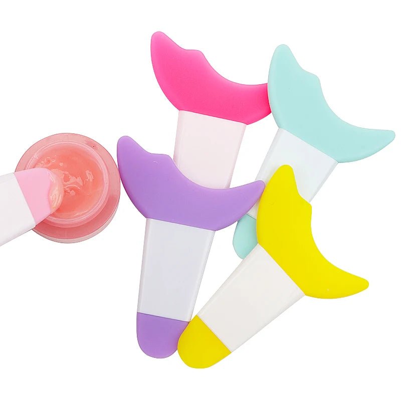 Silicone Eyeliner Stencil Wing Tips Marscara Drawing Lipstick Wearing Aid Face Cream Mask Applicator Mould Makeup Tool Resusable - anavora