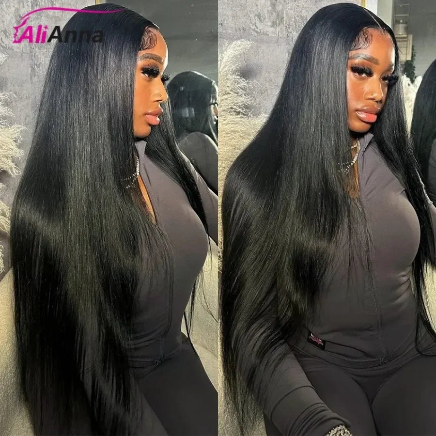 Straight Human Hair Bundles 10A Raw Hair Bundles 100% Human Hair Extensions Natural Black Brazilian Hair Weave Bundles for Women - anavora