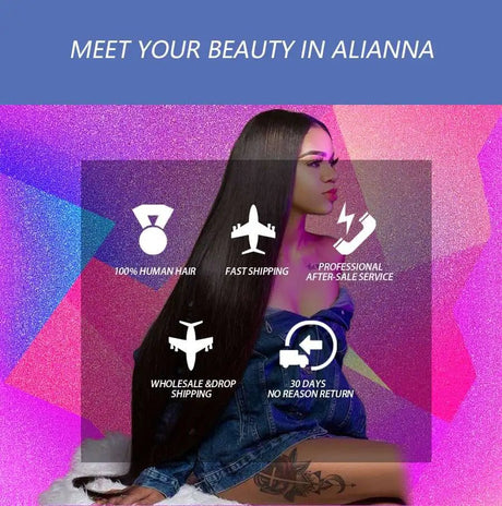 Straight Human Hair Bundles 10A Raw Hair Bundles 100% Human Hair Extensions Natural Black Brazilian Hair Weave Bundles for Women - anavora