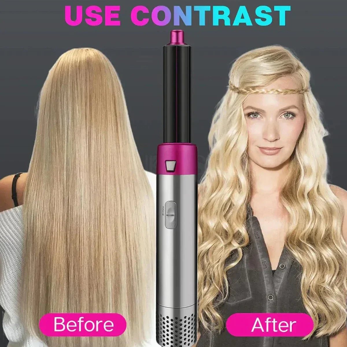 StyleNova™ 5 - in - 1 Hair Styler - anavora