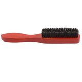 Wood Handle Hair Brush Boar Bristle Beard Comb Professional Styling Hairdressing Tools - anavora